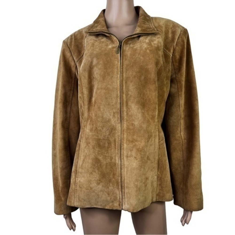 Preston & York Women's Brown Jacket 100% Leather Size XL - Picture 3 of 10
